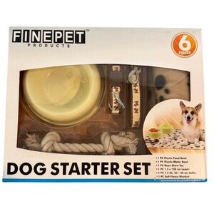 FinePet Dog Starter Set Essentials 6pcs New